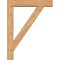 Ekena Millwork Traditional Block Smooth Bracket w/ Offset Brace, Western Red Cedar, 5 1/2"W x 26"D x 34"H BKT0604X26X34TRA05SWR - alternate 3